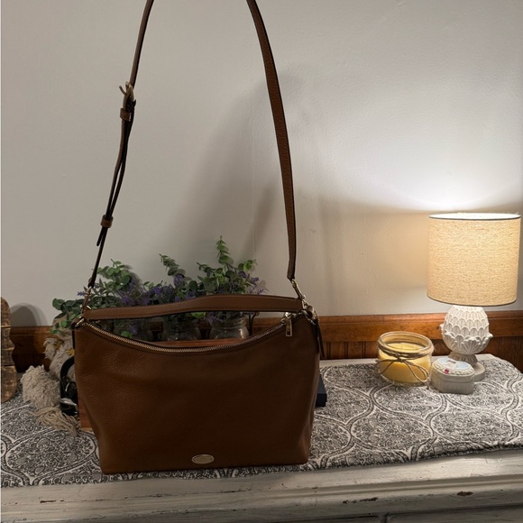 Coach Brown Leather Shoulder Bag - Picture 2 of 12